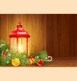 christmas and new year design with vector image vector image