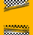 grunge race sport flag background design vector image vector image