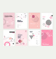 set of brochure and annual report design templates vector image vector image