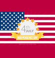 independence day 4 th july happy day vector image