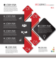 modern infographics template vector image