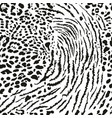drawing of a seamless background tiger and jaguar vector image vector image