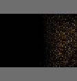 gold dust falling flying sparkling confetti dots vector image