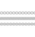 macrame crochet weaving braid knot vector image vector image