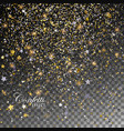 Glittering star dust vector image Glittering star dust
