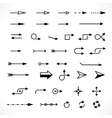 set of arrows vector image vector image