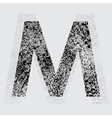 letter m vector image vector image