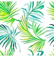 palm leaves pattern seamless tropical vector image vector image