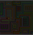 seamless tribal abstract stripped geometric vector image vector image
