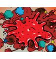 comic book splash vector image vector image