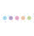 server icons vector image vector image