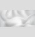 abstract wavy halftone dots background vector image