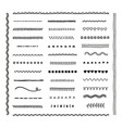 hand drawn collection of brushes vector image