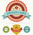 vintage stickers and labels vector image vector image