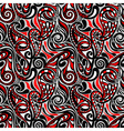 colorful abstract seamless paisley pattern vector image vector image