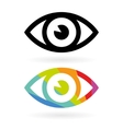eye icons vector image vector image