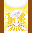 milkmald honey vector image vector image