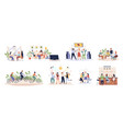 friends time together happy people have fun vector image