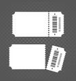 ticket template vector image