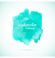 green watercolor splash element for summer designs vector image