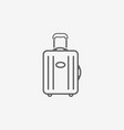 luggage modern icon vector image
