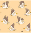 pelican seamless retro vector image vector image