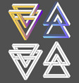 set unreal white color vector image vector image