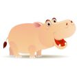 hippo cartoon vector image
