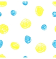 cute seamless grunge childish pattern vector image