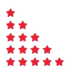 Five stars rating Royalty Free Vector Image - VectorStock