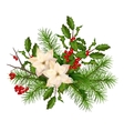 christmas decorations vector image
