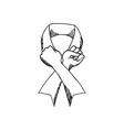 breast cancer campaign symbol vector image