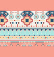 pastel tribal background seamless pattern design vector image