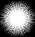 burst abstract pattern black white vector image