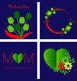 happy mothers day calligraphy background vector image vector image