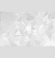 gray white grid mosaic background creative design vector image