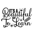 back to school shirt teacher gift vector image