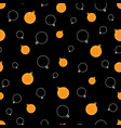 cute seamless pattern with christmas balls vector image