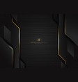 abstract technology geometric glowing gold vector image vector image