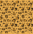 african cheetah leopard fur seamless vector image vector image