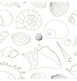 shell set pattern vector image