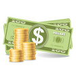 dollars vector image vector image