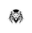 lion logo template vector image vector image
