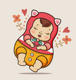cute baby vector image vector image