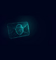 email protection security cyber vector image vector image