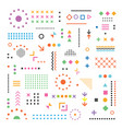 pattern hipster abstract form geometric line vector image vector image