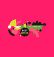 original sale poster for discount vector image