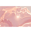 pink yellow and gold stone marble texture vector image
