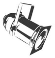 stage lighting lamp spotlight in simple style vector image