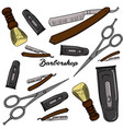 set of hand drawn gadget icons vector image vector image